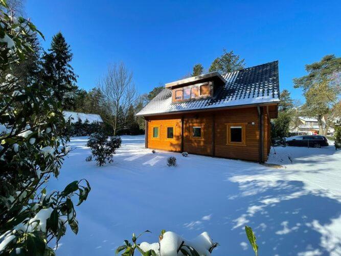 Wooden Villa On The Veluwe Wissel Exterior foto